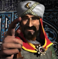 shall hunt you saladin taunting before an attack saladin