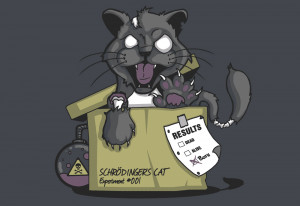 ... when one would open the box, only one of two possibilities will occur