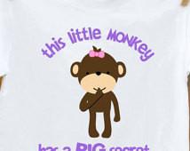 sister shirt - big sister to be pregnancy announcement shirt MONKEY ...