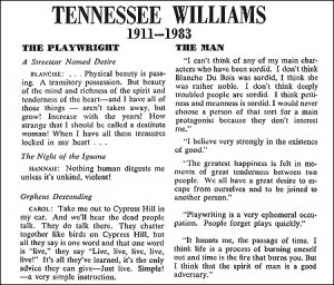 Tennessee Williams Quotes