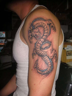 Medieval Dragon Tattoo picture