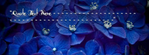 Blue Flowers Facebook Name Cover Quotes Name Covers