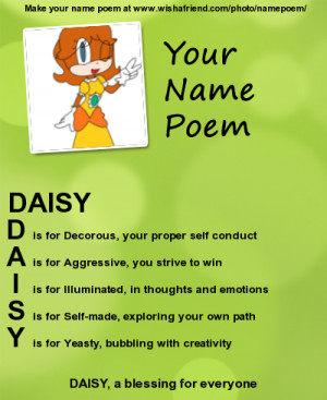 Daisy Poems and Quotes
