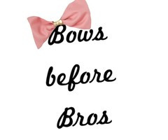 Bows before bros