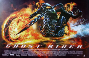 Nicolas Cage Ghost Rider Marvels Movie Poster New Rare Image