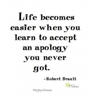 Learn to accept what you did not get