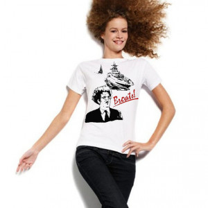 Dr Brule BROATS funny Quote fan art womens red t Tee Shirt eric ...