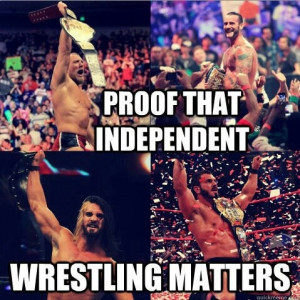 Daniel Bryan, CM Punk, Seth RollinsIndependence Wrestling, Pro ...