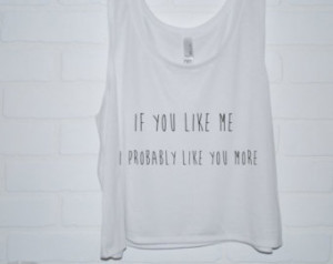 If You Like Me I Probably Like You More Michael Clifford Quote Tank ...