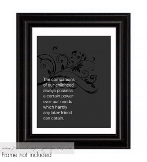... Friend Gift, Quote Print, Featured in Grey, Steampunk Decor