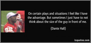 More Dante Hall Quotes