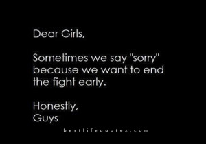 Quotes About Sorry Men