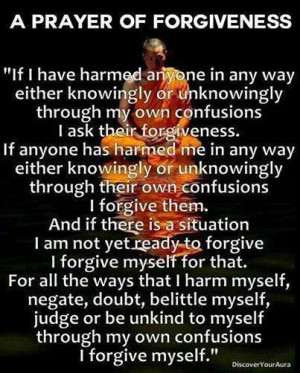 prayer of forgiveness.