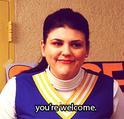awkward hate bitch you're welcome sadie your welcome animated GIF