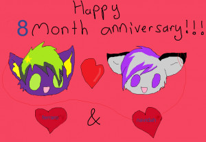 happy 8 month anniversary :)
