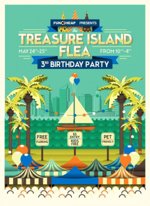 Treasure Island Flea: 3rd Birthday Party - FunCheapSF.com