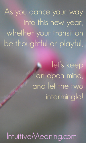 ... or playful, let’s keep an open mind, and let the two intermingle