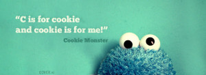 Cookie Monster Loves Cookies