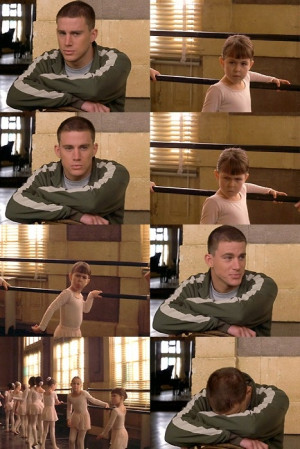 Channing Tatum Vs. Young Ballerina Girl In Dance Class In Step Up The ...