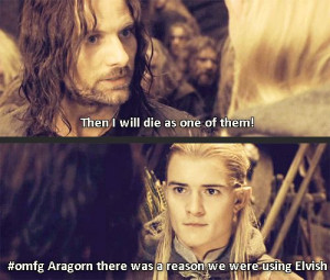 Lord Of The Rings | Legolas isn't amused