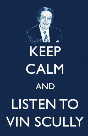 Go Dodgers! ️Vin Scully... these TBS guys can't compare, I wish I ...