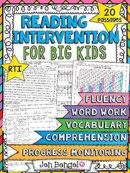 Reading Intervention Program for Big Kids! This resource includes ...