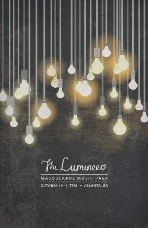 The Lumineers Poster. thesearethingsbykody.