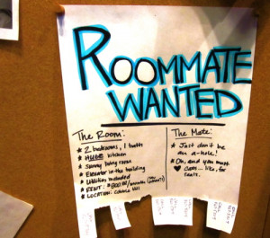 Get a Roommate…Your Life Depends on It