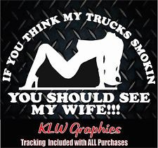 DIESEL TRUCK Wife* Vinyl decal Sticker Powerstroke Truck Diesel funny ...
