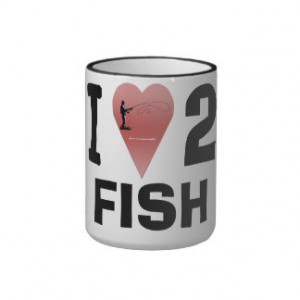 Love 2 Fish Coffee Mug