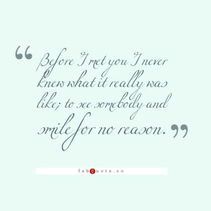 Smile for no reason quote