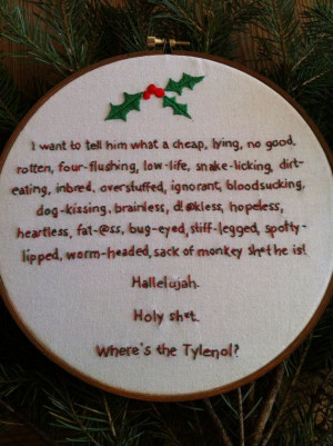 Lampoon's Christmas Vacation Movie Embroidery Quote, Clark Griswold ...