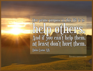 Dalai Lama Quotes, Best Quotes by Dalai Lama, Helping others Quotes
