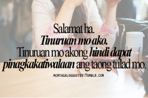Mcm Tagalog Quotes Salamat...