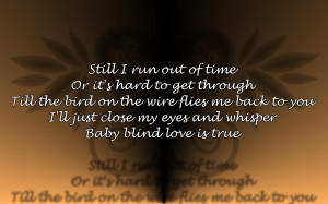 Bed Of Roses - Bon Jovi Song Lyric Quote in Text Image