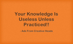 Put Your Knowledge To Work!! #Quotes