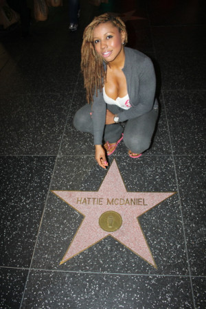 In Hollywood posing next to Hattie McDaniel’s star. Hattie McDaniel ...