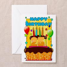 25Th Birthday Greeting Cards