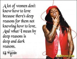 Famous lil wayne quotes about love