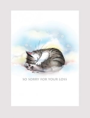 loss of a cat quotes sympathy