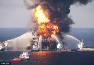 ... husband's tattered reputation following the Deepwater Horizon oil rig