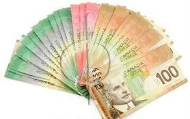 Bilder På Kanadensisk Dollar Sedlar Och Mynt picture