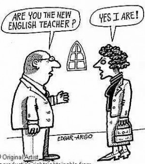 English Teacher Cartoon