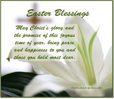 Easter Blessings. famili, quot, friend