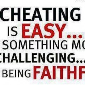 Once a cheater, ALWAYS a cheater...
