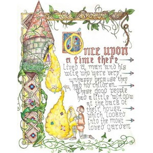 Drawing - Illumination rapunzel fairy tale
