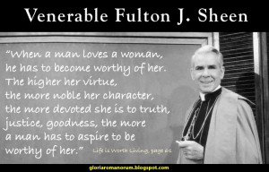 Venerable Fulton J. Sheen on courtship