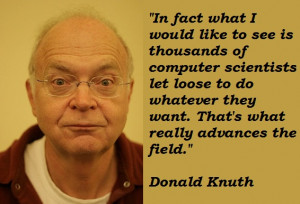 Donald Knuth's quote #4