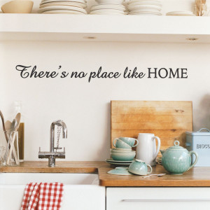 There's No Place Like Home Wall Quotes™ Decal