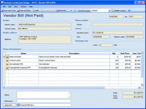 Easily track expenses and other transactions.